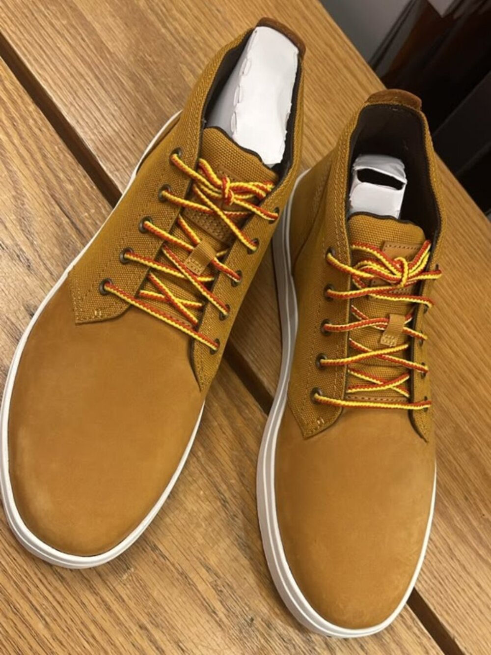 TIMBERLAND MEN'S DAVIS SQUARE MID LACE SNEAKER WHEAT 1A10I3-231 ALL SIZES